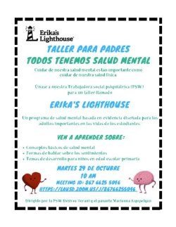 Parent Workshop Spanish Flyer